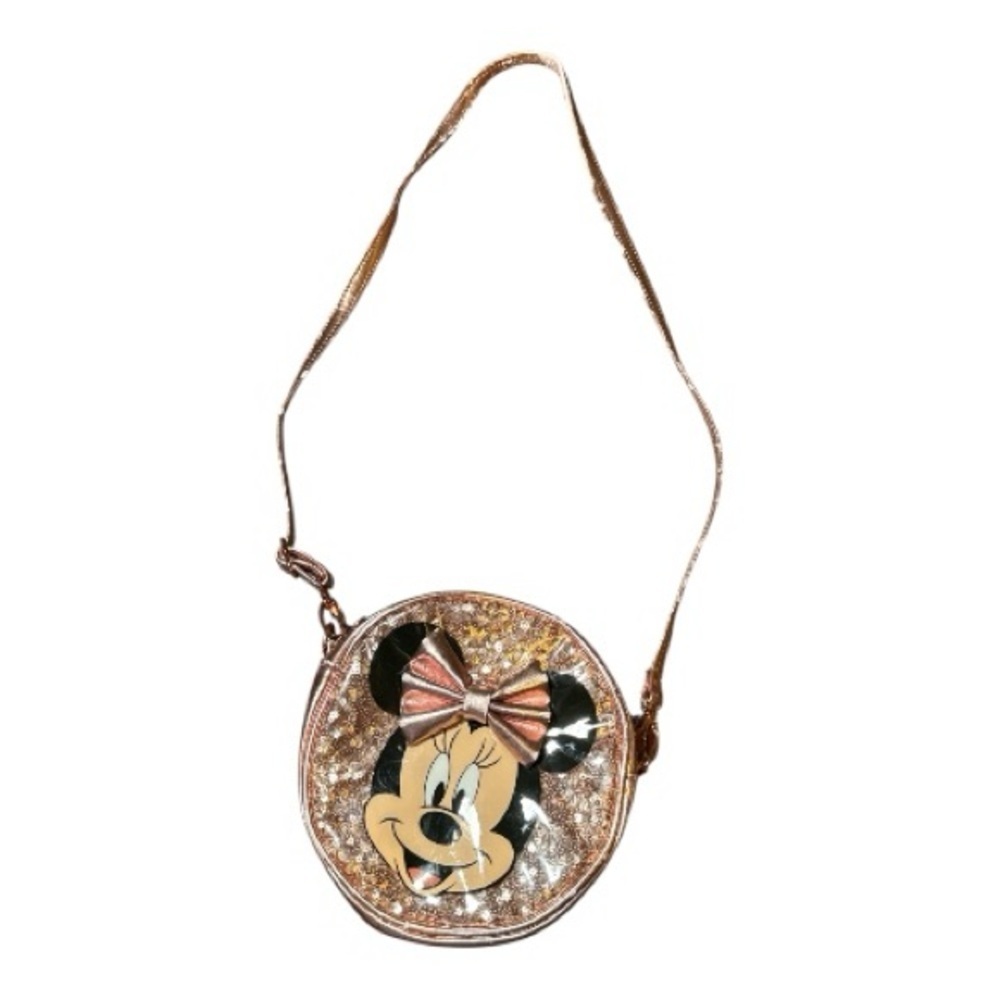 Disney Parks Minnie Mouse Rose Gold Sequin Crossbody Purse